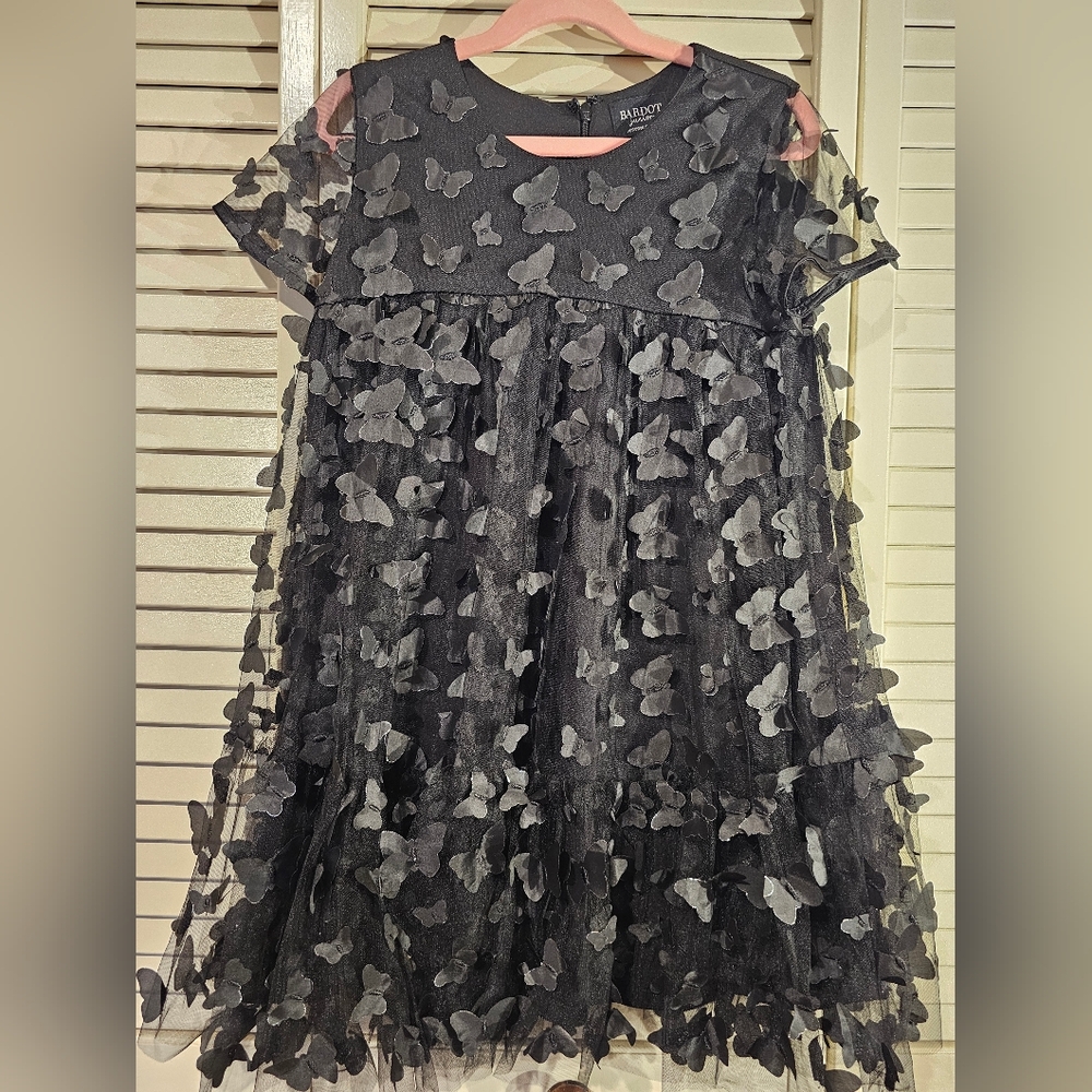Bardot Junior Kid's Butterfly Trapeze Part Dress, Size 7-8